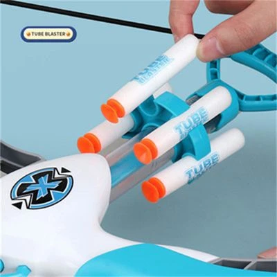 Enbaoxin Pfeil Und Bogen Gun-Spielzeug Dinosaurier-Zielschießspiel Kinderspielzeug Für Pfeil Und Bogen 6 Enbaoxin Pfeil Und Bogen Gun-Spielzeug Dinosaurier-Zielschießspiel Kinderspielzeug Für Pfeil Und Bogen – Bild 6