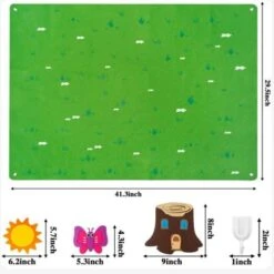 Enbaoxin Kinder DIY Fühlte Bord Spielzeug Montessori Cartoon-Muster Wand Dekoration Baby Frühes Lernen Spielzeug -Enbaoxin Verkaufsgeschäft 30853022 05