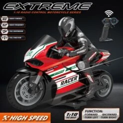 Enbaoxin Drifting Competition Ferngesteuertes Motorrad 1:10 Kabelloses Ferngesteuertes Auto Elektrisches Spielzeug -Enbaoxin Verkaufsgeschäft 30853037 03
