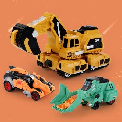 Enbaoxin Dinosaurier-Transformationsauto Auto-Spielzeug Kinder Verwandelndes Auto-Spielzeug 4 Enbaoxin Dinosaurier-Transformationsauto Auto-Spielzeug Kinder Verwandelndes Auto-Spielzeug – Bild 4