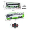 Enbaoxin Elektrische Funkfernsteuerung Bus Fernsteuerung Auto Simulation Fernsteuerung Auto Modell Schulbus Tour Bus