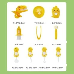 Enbaoxin Simulation Cartoon Dinosaurier Zähne Set Kinder Zahnarzt Werkzeuge Spielzeug -Enbaoxin Verkaufsgeschäft 30880470 04