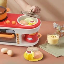 Enbaoxin 47Stk Multifunktions-Frühstücksmaschine Kindergeschirr Mini-Simulierte Frühstücksmaschine Spielzeug Für Kinder -Enbaoxin Verkaufsgeschäft 30880475 03