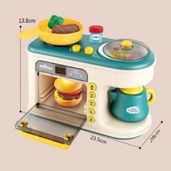 Enbaoxin 47Stk Multifunktions-Frühstücksmaschine Kindergeschirr Mini-Simulierte Frühstücksmaschine Spielzeug Für Kinder -Enbaoxin Verkaufsgeschäft 30880475 06
