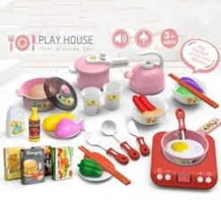 Enbaoxin Kindersimulation Induktionsherd Spielzeug Kinderspielzeug Für Die Elektrische Küche Mit Licht Und Musik -Enbaoxin Verkaufsgeschäft 30925806 03