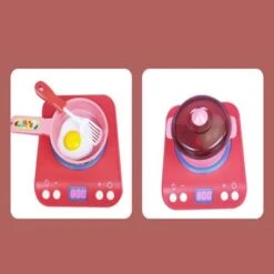 Enbaoxin Kindersimulation Induktionsherd Spielzeug Kinderspielzeug Für Die Elektrische Küche Mit Licht Und Musik -Enbaoxin Verkaufsgeschäft 30925806 04