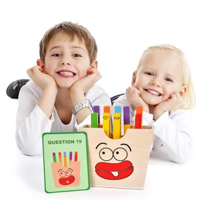 Enbaoxin Kindersimulation Holzspielzeug Fast Food Pommes Frites Pommes Frites Matching-Spiel Kinderküche Spielzeug 2 Enbaoxin Kindersimulation Holzspielzeug Fast Food Pommes Frites Pommes Frites Matching-Spiel Kinderküche Spielzeug – Bild 2