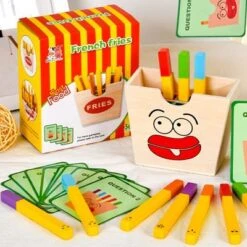 Enbaoxin Kindersimulation Holzspielzeug Fast Food Pommes Frites Pommes Frites Matching-Spiel Kinderküche Spielzeug 8 Enbaoxin Kindersimulation Holzspielzeug Fast Food Pommes Frites Pommes Frites Matching-Spiel Kinderküche Spielzeug -Enbaoxin Verkaufsgeschäft 30950184 03