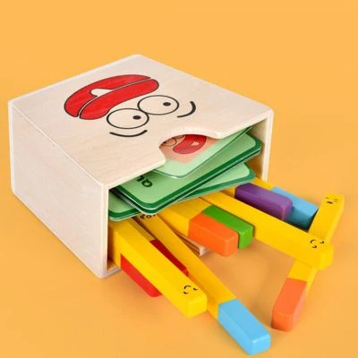 Enbaoxin Kindersimulation Holzspielzeug Fast Food Pommes Frites Pommes Frites Matching-Spiel Kinderküche Spielzeug 5 Enbaoxin Kindersimulation Holzspielzeug Fast Food Pommes Frites Pommes Frites Matching-Spiel Kinderküche Spielzeug – Bild 5