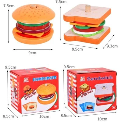 Enbaoxin Kindersimulation Holzspielzeug Fast Food Pommes Frites Pommes Frites Matching-Spiel Kinderküche Spielzeug 6 Enbaoxin Kindersimulation Holzspielzeug Fast Food Pommes Frites Pommes Frites Matching-Spiel Kinderküche Spielzeug – Bild 6