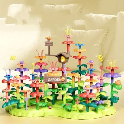 Enbaoxin Große Partikel Baustein Spielzeug Vielfältiges Blumenmodell Kinderspielzeug 3 Enbaoxin Große Partikel Baustein Spielzeug Vielfältiges Blumenmodell Kinderspielzeug – Bild 3