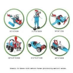 Enbaoxin Handmontiertes Dreidimensionale Modelle DIY Spielzeug Bausteine Pädagogische Lernen Spielzeug