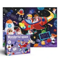 Enbaoxin Kinder Lustige Puzzles 60 Stück Kinder Cartoon Puzzle Spielzeug