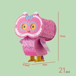 Enbaoxin Handgefertigt Tiere Puzzle Modell Spielzeug 3D Puzzle Tiere Kinder Handgefertigt