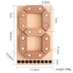 Enbaoxin Kinderhand Greifen Brett Puzzle Kinder Zahlenpuzzle Aus Holz -Enbaoxin Verkaufsgeschäft 30987582 05