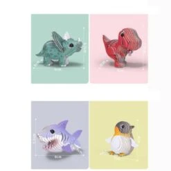 Enbaoxin Dreidimensionales Kinderpuzzle Dinosauriermodell Papierzusammenbau Spielzeug Für Frühes Lernen -Enbaoxin Verkaufsgeschäft 31086598 05