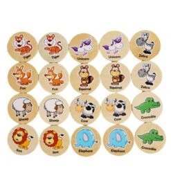 Enbaoxin Finden Sie Das Gleiche Spiel Junge Kinder Spielzeug Denk- Und Konzentrationstraining Holzspielzeug