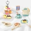 Enbaoxin Faux Pastry Dish Set - Deluxe Set Simuliertes Kinder Dessert Pastry Set