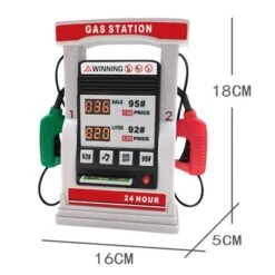 Enbaoxin Multifunktionale Kinder Simulation Tankstelle Selbstbedienungs-Tankstelle Mit Doppelter Zapfpistole -Enbaoxin Verkaufsgeschäft 31117799 03
