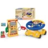 Enbaoxin Kinder Simulation Auto Spielzeug Lenkrad Tier Auto + Simulation Tankstelle Spielzeug