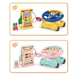 Enbaoxin Kinder Simulation Auto Spielzeug Lenkrad Tier Auto + Simulation Tankstelle Spielzeug -Enbaoxin Verkaufsgeschäft 31117806 04