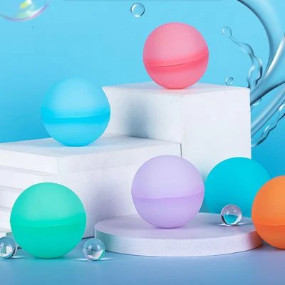 Enbaoxin Silikon Kampf Wasser Ball Spielzeug 5Stk Kinder Wasser Spielen Bad Wasser Ballon Spielzeug 2 Enbaoxin Silikon Kampf Wasser Ball Spielzeug 5Stk Kinder Wasser Spielen Bad Wasser Ballon Spielzeug – Bild 2