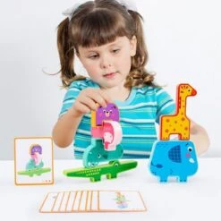 Enbaoxin Stapelspielzeug Mit Tiermuster Aus Holz Lustige Hölzerne Bauklötze Kinderspielzeug Für Brettspiele -Enbaoxin Verkaufsgeschäft 31117823 04