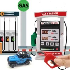 Enbaoxin Kinder Gas Pumpe Spielzeug Für Jungen Mädchen Simuliertes Spielzeugauto Und Tankstellen-Spielzeug -Enbaoxin Verkaufsgeschäft 31117834 06