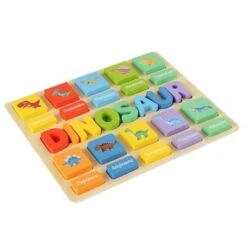 Enbaoxin Hölzerne Spielzeug Kognitives Für Kinder Dinosaurier/Früchte/Körper Passende Teller Holzpuzzle Spielzeug