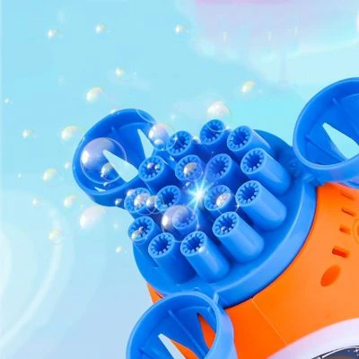 Enbaoxin Seifenblasenmaschine Licht Elektrisches Kinderspielzeug 16 Loch Bubble Gun Raketenwerfer Machine Outdoors Spielzeug 4 Enbaoxin Seifenblasenmaschine Licht Elektrisches Kinderspielzeug 16 Loch Bubble Gun Raketenwerfer Machine Outdoors Spielzeug – Bild 4