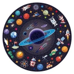 Enbaoxin Cartoon Tier Kinderpuzzle 1000 Stück Kind 3d Erde Mond Sternbild Regenbogen Montieren Puzzle