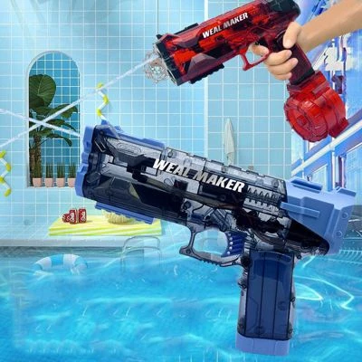 Enbaoxin Sommer Elektrische Wasserpistole Im Freien Große Kapazität Wasserpistole Wasser Sprühen Kinderspielzeug 2 Enbaoxin Sommer Elektrische Wasserpistole Im Freien Große Kapazität Wasserpistole Wasser Sprühen Kinderspielzeug – Bild 2