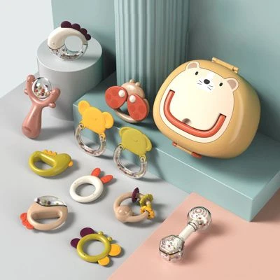 Enbaoxin Handrassel Beißring Neugeborenes Babyspielzeug Handrassel Neugeborenes Babyspielzeug 2 Enbaoxin Handrassel Beißring Neugeborenes Babyspielzeug Handrassel Neugeborenes Babyspielzeug – Bild 2