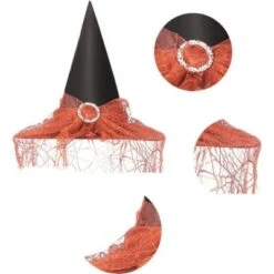 Enbaoxin Halloween Dekoration Hexen Hut Cosplay Halloween Für Kinder Party Dekor Liefert Party Requisiten -Enbaoxin Verkaufsgeschäft 31257197 05