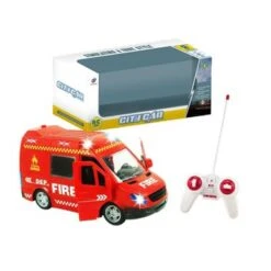 Enbaoxin Ferngesteuerte Spielzeugautos Für Kinder Krankenwagen Feuerwehrwagen Polizeiwagen Elektrisches Spielzeugauto Modell