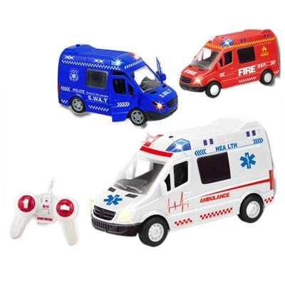 Enbaoxin Ferngesteuerte Spielzeugautos Für Kinder Krankenwagen Feuerwehrwagen Polizeiwagen Elektrisches Spielzeugauto Modell 2 Enbaoxin Ferngesteuerte Spielzeugautos Für Kinder Krankenwagen Feuerwehrwagen Polizeiwagen Elektrisches Spielzeugauto Modell – Bild 2