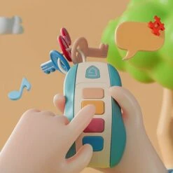 Enbaoxin Kinder Simulation Autoschlüssel Musik Licht Auto Fernbedienung Spielzeug -Enbaoxin Verkaufsgeschäft 31277938 03