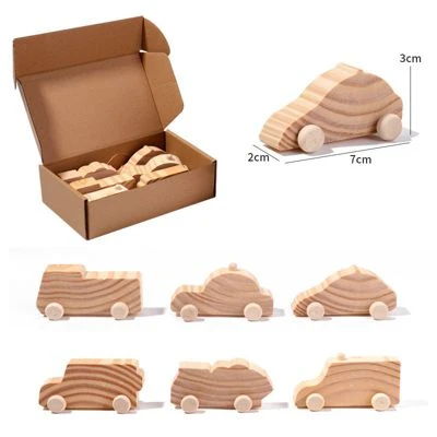 Enbaoxin Kinderspielzeug Zum Ausmalen Kreatives DIY-Graffiti Handbemaltes Holzauto 5 Enbaoxin Kinderspielzeug Zum Ausmalen Kreatives DIY-Graffiti Handbemaltes Holzauto – Bild 5