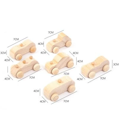 Enbaoxin Kinderspielzeug Zum Ausmalen Kreatives DIY-Graffiti Handbemaltes Holzauto 6 Enbaoxin Kinderspielzeug Zum Ausmalen Kreatives DIY-Graffiti Handbemaltes Holzauto – Bild 6