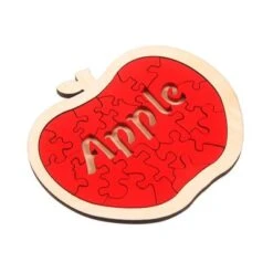 Enbaoxin Kinder Puzzle Spielzeug Geschenke Lustiges Apfelpuzzle Aus Holz