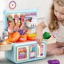 Enbaoxin Kinder Spielzeug Für Die Küche Sets Simulation Spritzen Aus Kochgeschirr Kochspielzeug -Enbaoxin Verkaufsgeschäft 31390799 04