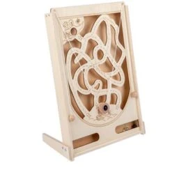 Enbaoxin Lernspielzeug Für Kinder Aus Holz Flipper-Tischspiel Für Das Gleichgewichtstraining