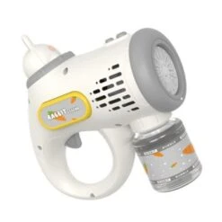 Enbaoxin Automatische Handgehaltene Seifenblasenmaschine Spielzeug Cartoon Beleuchtete Seifenblasenpistole Für Kinder